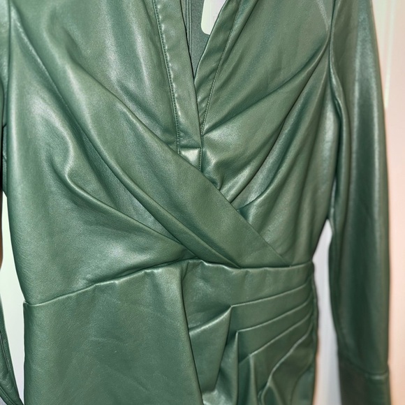 NWT - One33 Social Faux-Leather Mini Dress - Picture 3 of 8